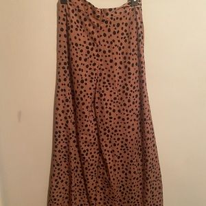 leopard print wide leg pants